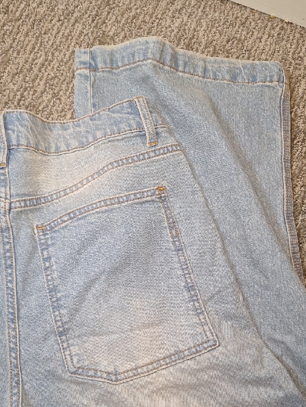 No Boundaries Light Blue Wide Leg Jeans - Picture 7 of 8